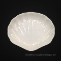 CHAOZHOU Hotel & Restaurant super placa de porcelana blanca, Shell forma de fuente de placas de cerámica, la soja vajilla plato